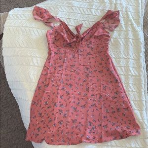NWOT Flowy floral pink Shien dress